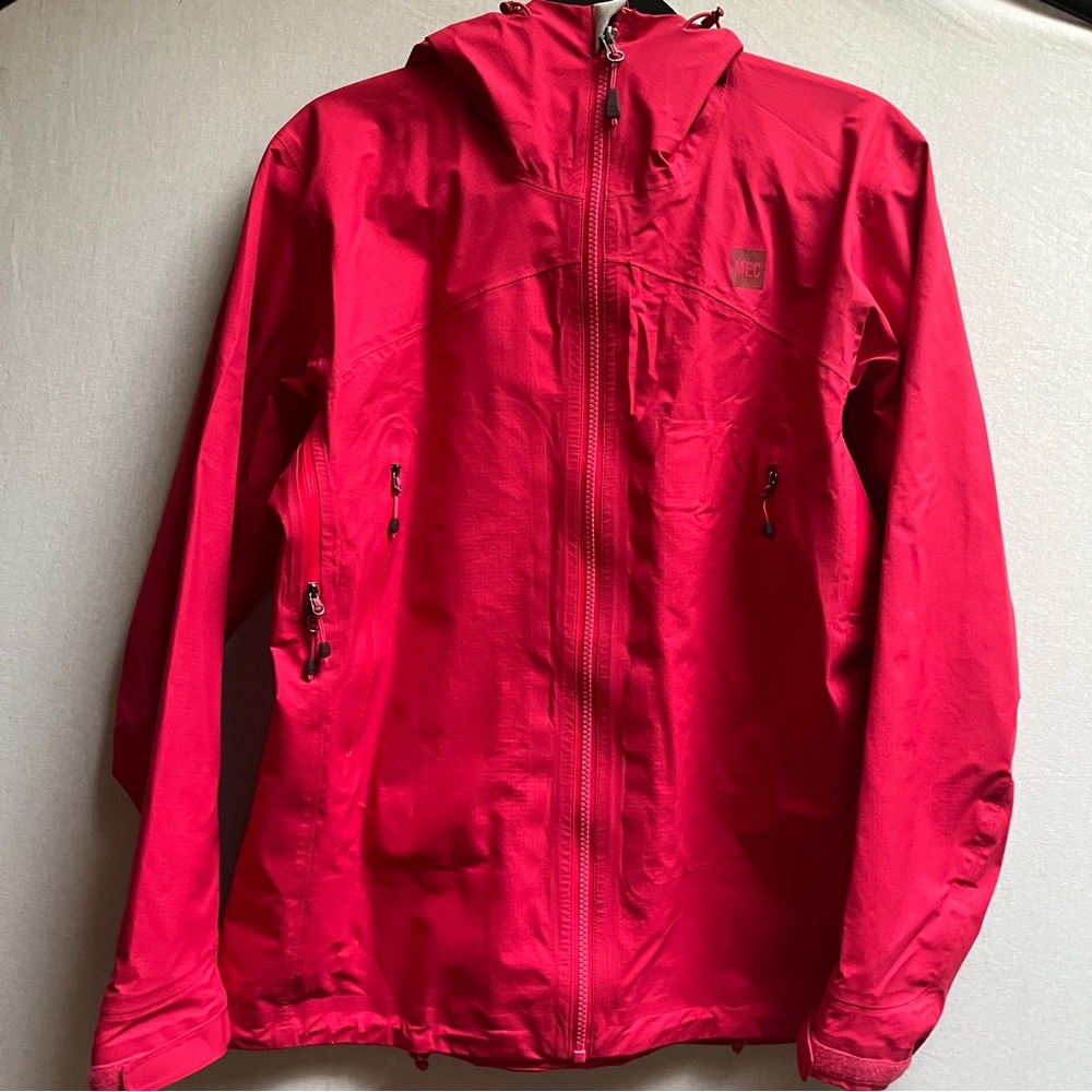 MEC Hydrofoil Waterproof Hardshell Rain Jacket Size M